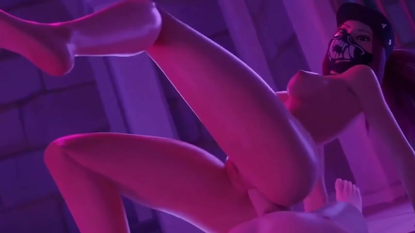 3D Hentai- KDA Ahri Akali Orgy Threesome Uncensore