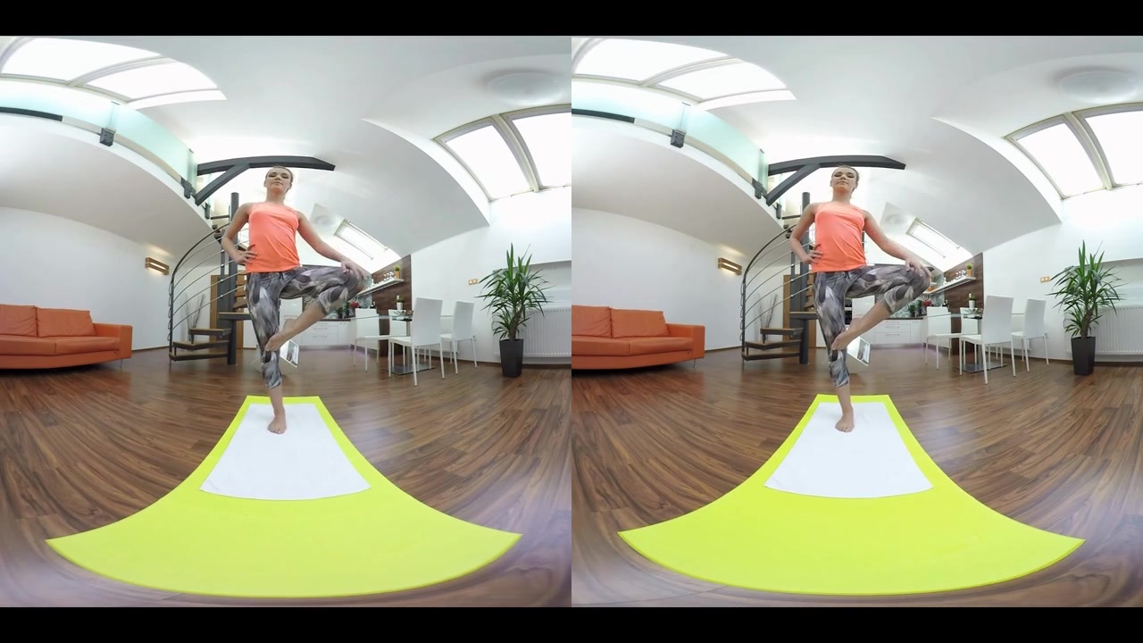 Alexis Crystal Does Sexy Yoga And Fucks VR Doggystyle