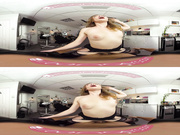 Hot Hairdresser Ella Fucked Hard and Facial VR